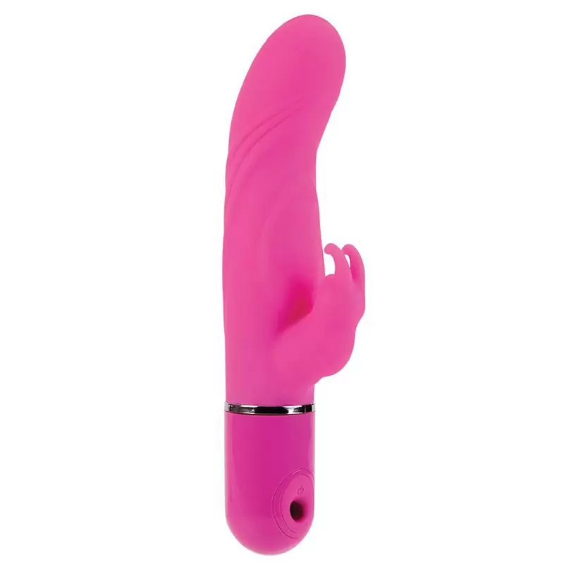 Вибромассажер Lia Dual Lover 1 со стимуляцией клитора – розовый