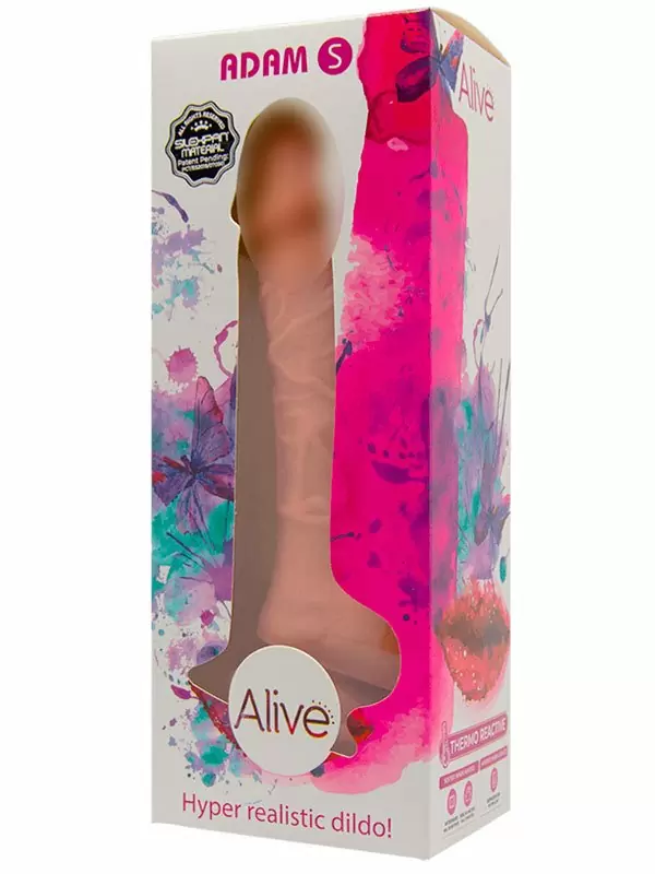 Реалистичный фаллоимитатор SILEXD Alive Adam S, 17,7 см, силикон, телесного цвета | Он и Она 18+