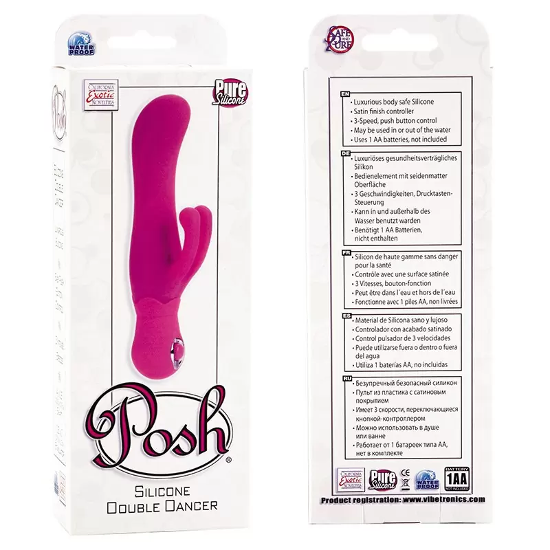 Вибромассажер Posh Silicone Double Dancer