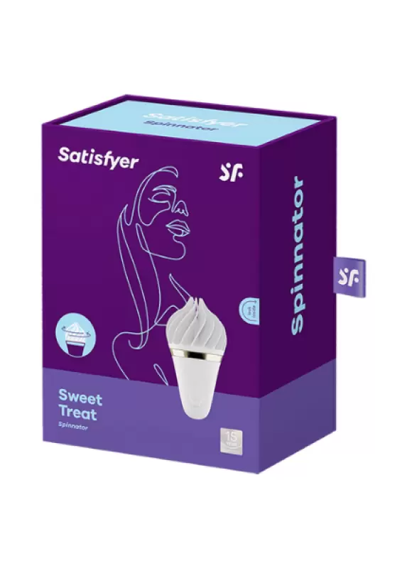 Миниатюрный стимулятор клитора SATISFYER LAYONS SWEET TEMPTATION белый
