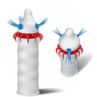 Презерватив Luxe «Летучий голландец» со стимулирующими усиками - 1 шт