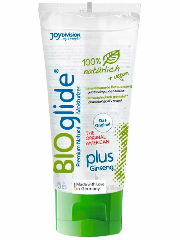 Вагинальная смазка JoyDivision BIOglide plus Ginseng, с экстрактом женьшеня, возбуждающая, 100 мл