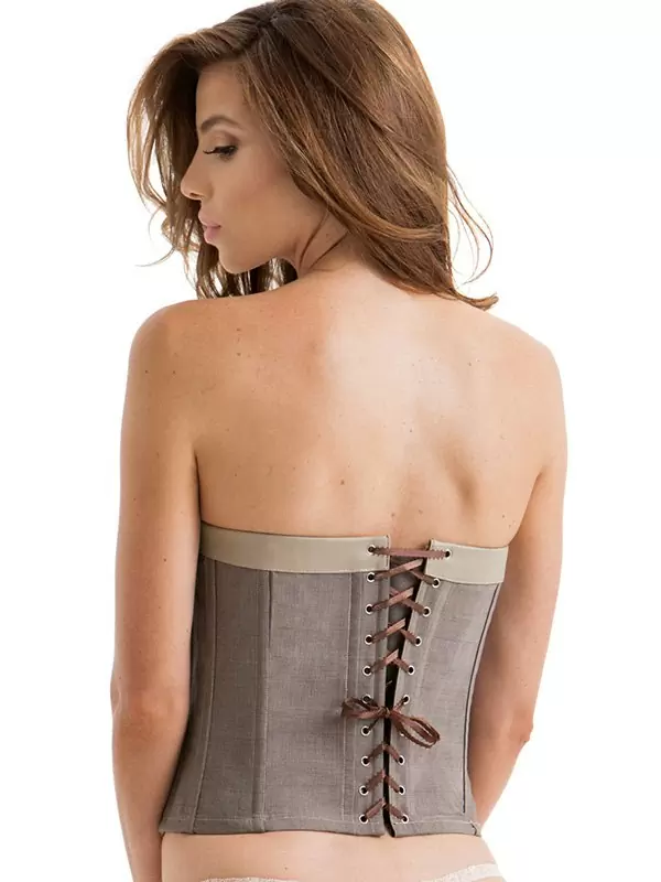 Корсет Suit Inspired Waistcoat Corset – коричневый, XL