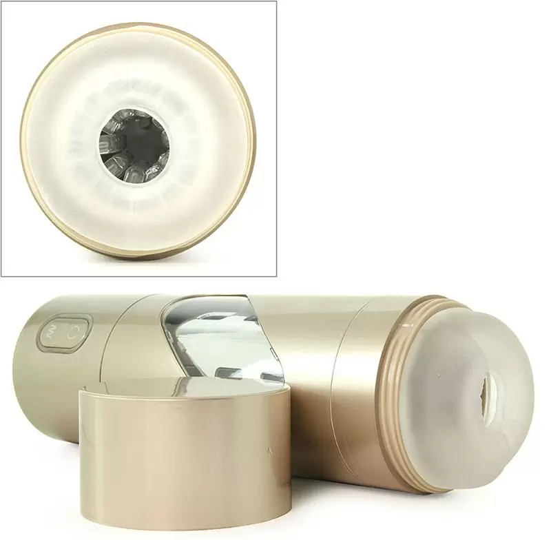 Перезаряжаемый мастурбатор анус Roto-Bator Ass с ротацией - золотистый