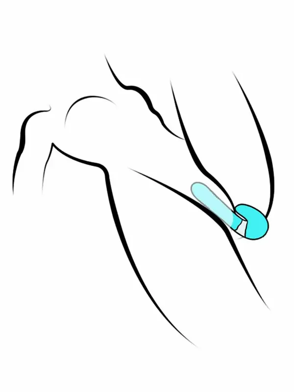 Изогнутый вибратор Youvic, 23,9 см, 10 режимов, силикон, бирюзовый