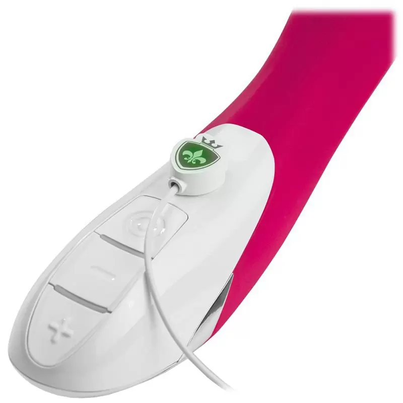 Вибромассажер Bon Aparte для двойного проникновения – фуксия