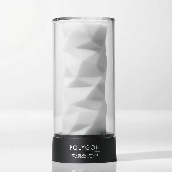 Универсальный мастурбатор Tenga 3D Polygon – белый