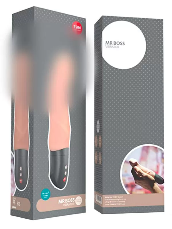 Вибратор Fun Factory Mr Boss, для стимуляции точки G, 6 скоростей, телесный