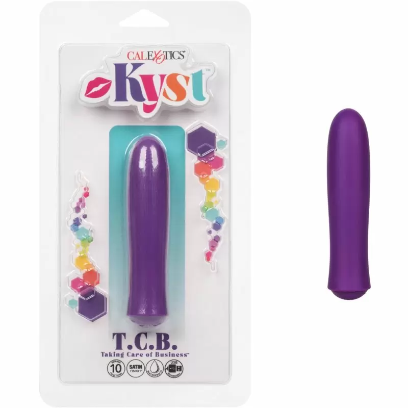 Миниатюрный перезаряжаемый вибромассажер Kyst T.C.B. Taking Care of Business