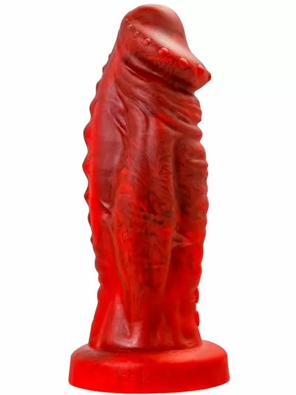 Необычный фаллоимитатор TOYFA Monster Saur, 21,7 см, 10 режимов, силикон