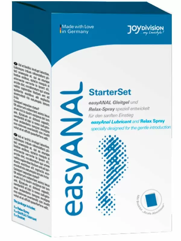 Набор анальных лубрикантов JoyDivision EasyANAL: смазка 80 мл + спрей 30 мл