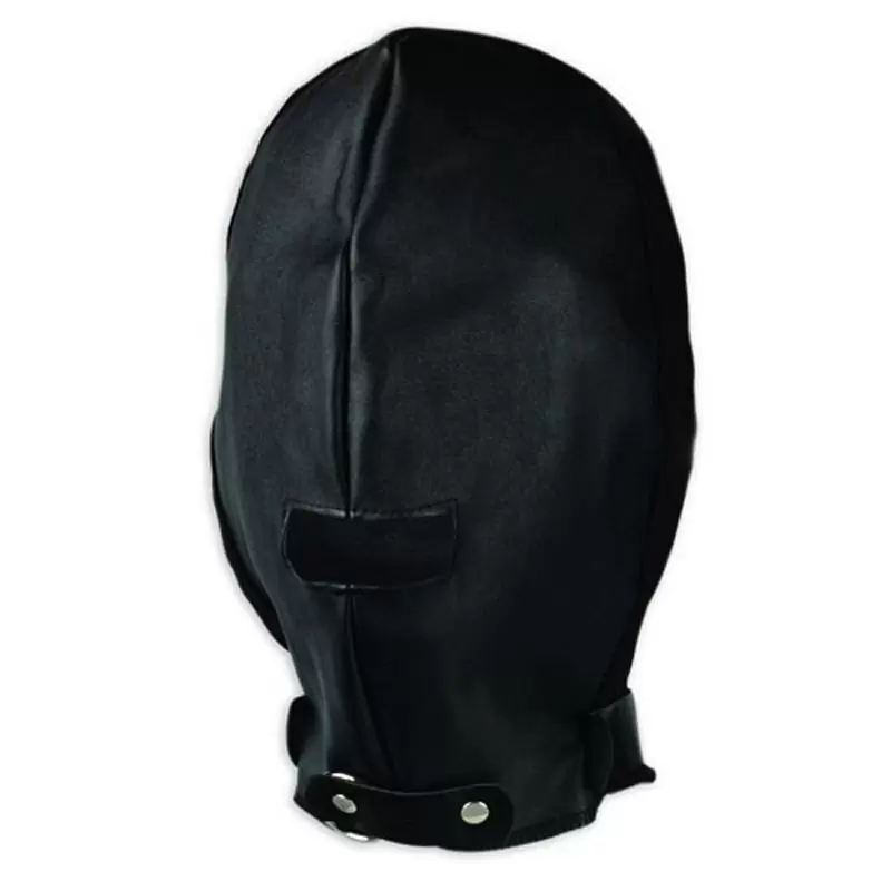 Маска на голову с поводком Gimp Mask With Leash – черный