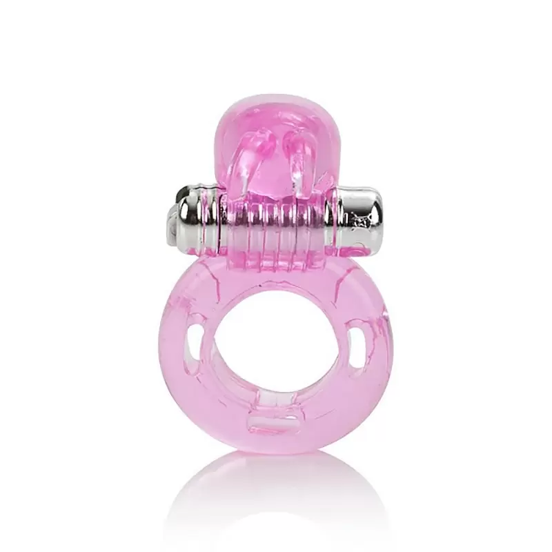 Вибро-зайчик на пенис Basic Essentials Bunny Enhancer – розовый