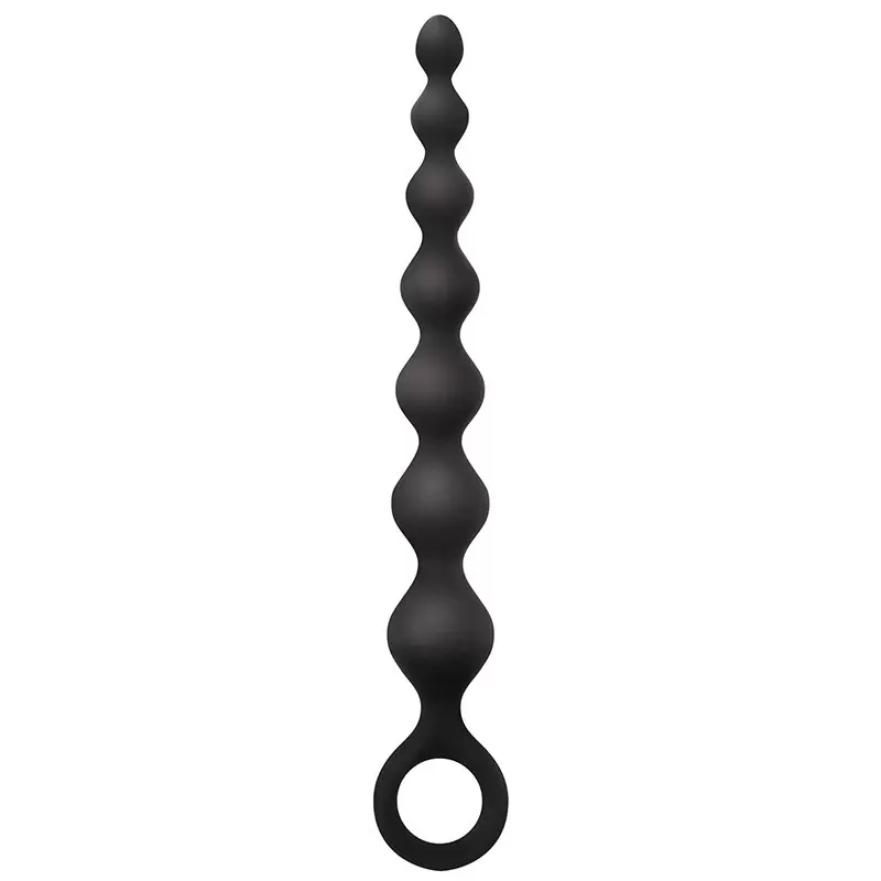 Анальная цепочка Perles D'Lux длинная – черная