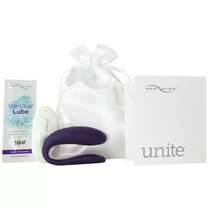 Премиальный вибратор для пар с дистанционным пультом We-Vibe Unite – фиолетовый