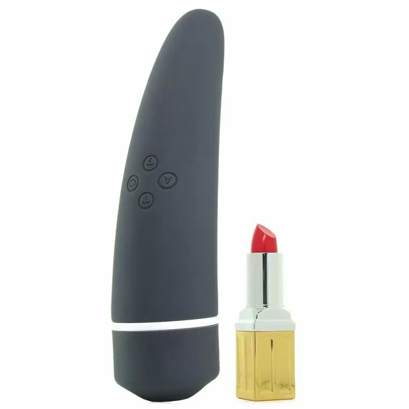 Двустронний стимулятор с вибрацией и всасыванием Hiky – черный