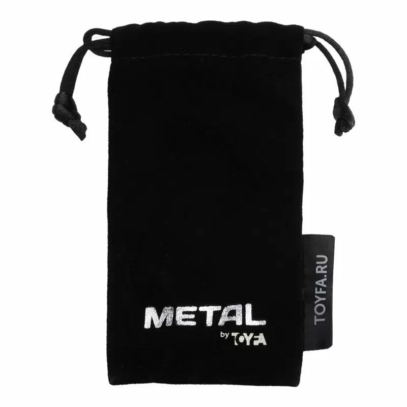 Металлические наручники TOYFA  Metal 7,5 х 9,5 см – серебристый