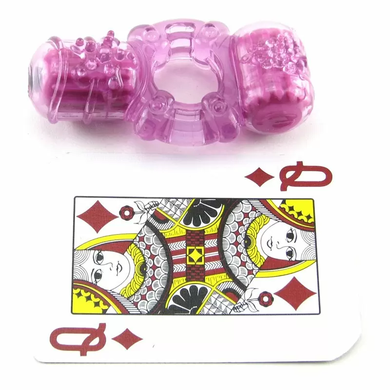 Эрекционное кольцо Screaming O - Big O 2 с двойной вибрацией – прозрачный