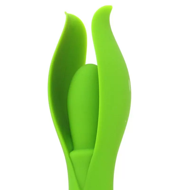 Вибромассажер с лепестками Lust by Jopen L5 – зеленый