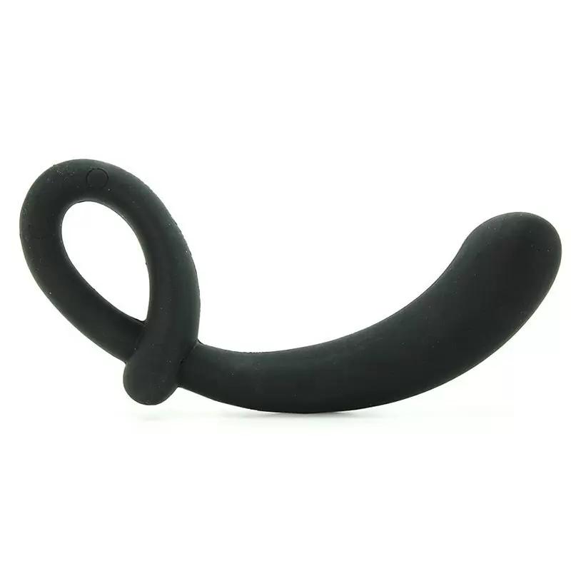 Электростимулятор простаты Curving Curt гибкий – черный	