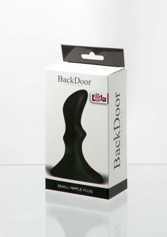 Анальный стимулятор Small ripple plug Black 510191lola