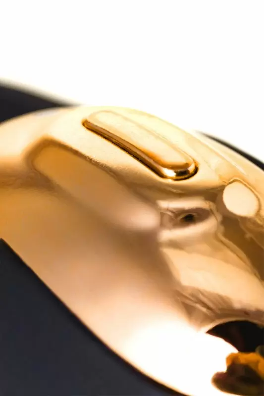 Черный вибратор для клитора и наружных интимных зон Waname D-Splash Wave, 9.3 см, силикон