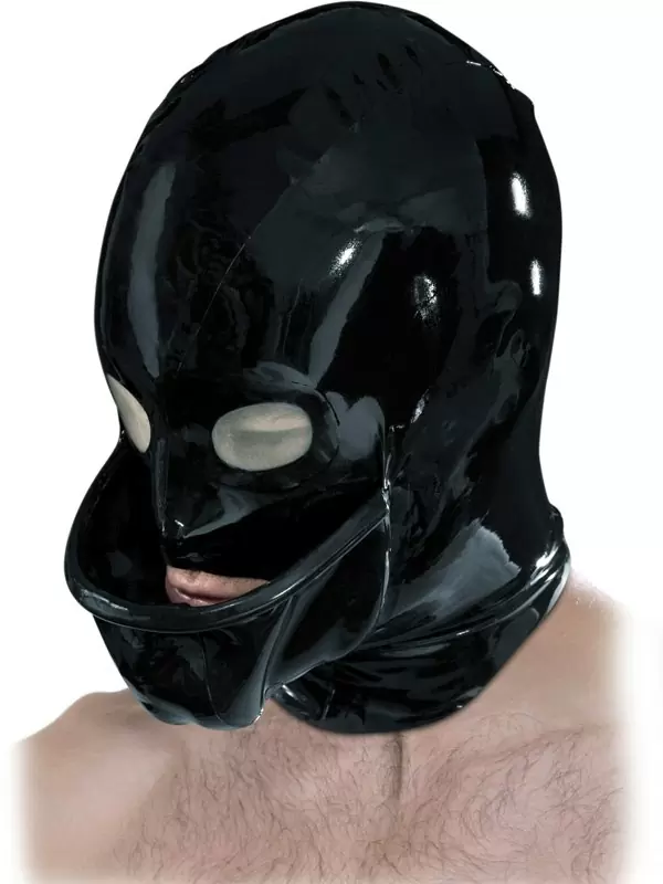 Маска унисекс на голову с емкостью для жидкости Cum Bucket