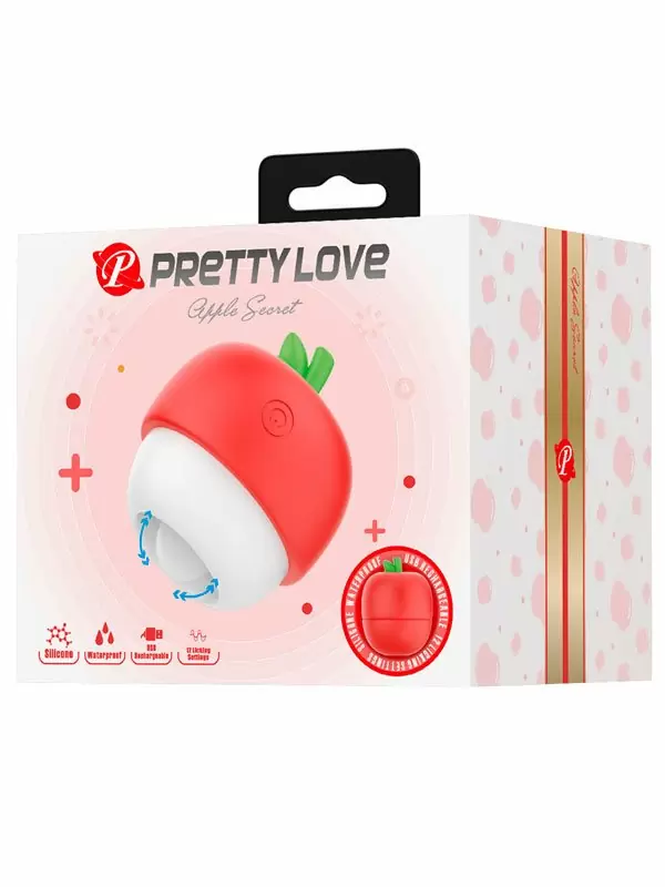 Экзотический стимулятор клитора Baile Apple Secret, 12 режимов, в форме яблока