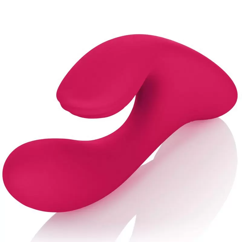Вибромассажер с рельефным стимулятором клитора Silhouette S17 – красный