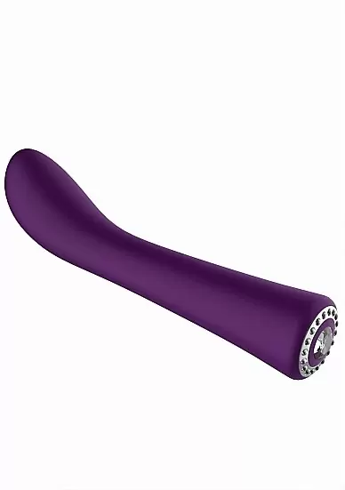 Гибкий вибратор Glimmer, 20,5 см, 10 режимов, силикон, фиолетовый