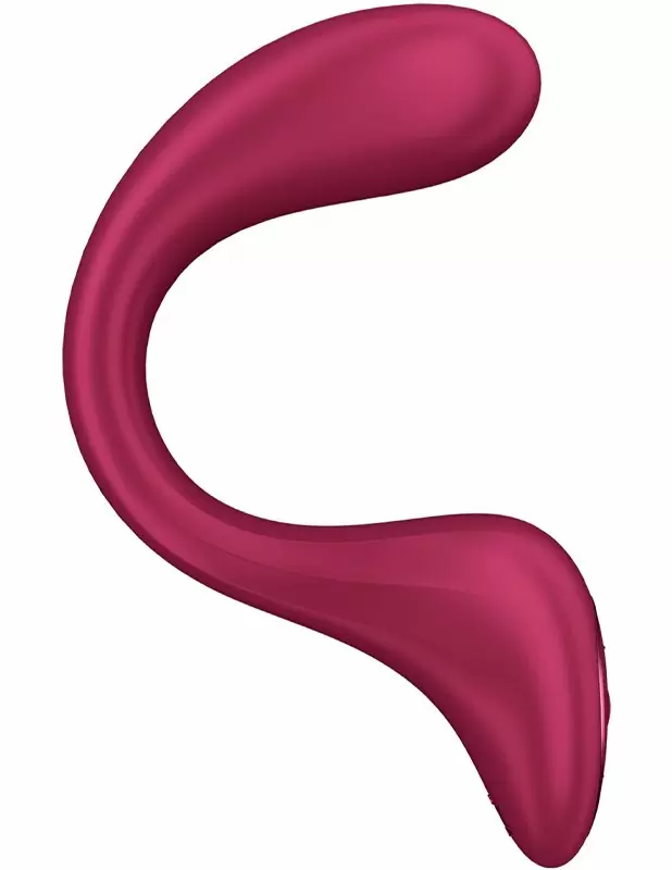 Изогнутый вибратор-кролик Satisfyer G for Goddess 2, 12 режимов, 5 скоростей, силикон, бордовый