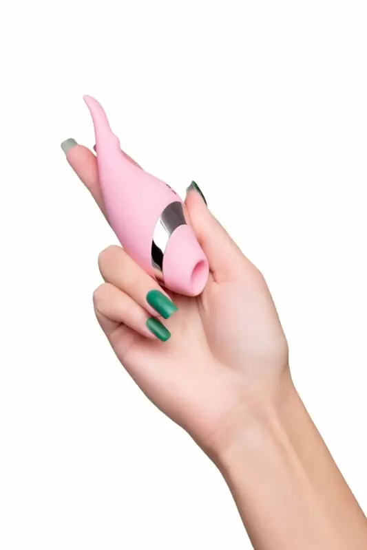 МНОГОФУНКЦИОНАЛЬНЫЙ СТИМУЛЯТОР ЭРОГЕННЫХ ЗОН FLOVETTA BY TOYFA DAHLIA, СИЛИКОН, РОЗОВЫЙ, 14 СМ
