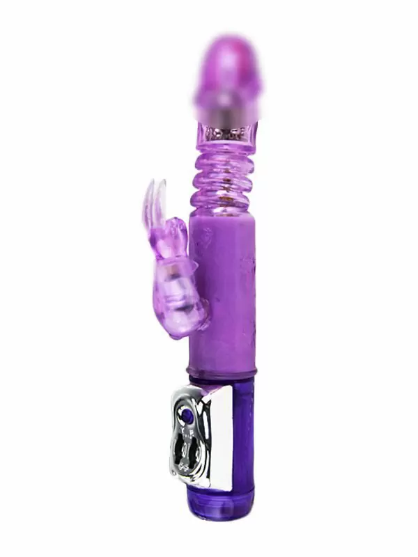 Ротатор Memorable Tonight с возвратно-поступательными движениями и стимулятором клитора – пурпурный