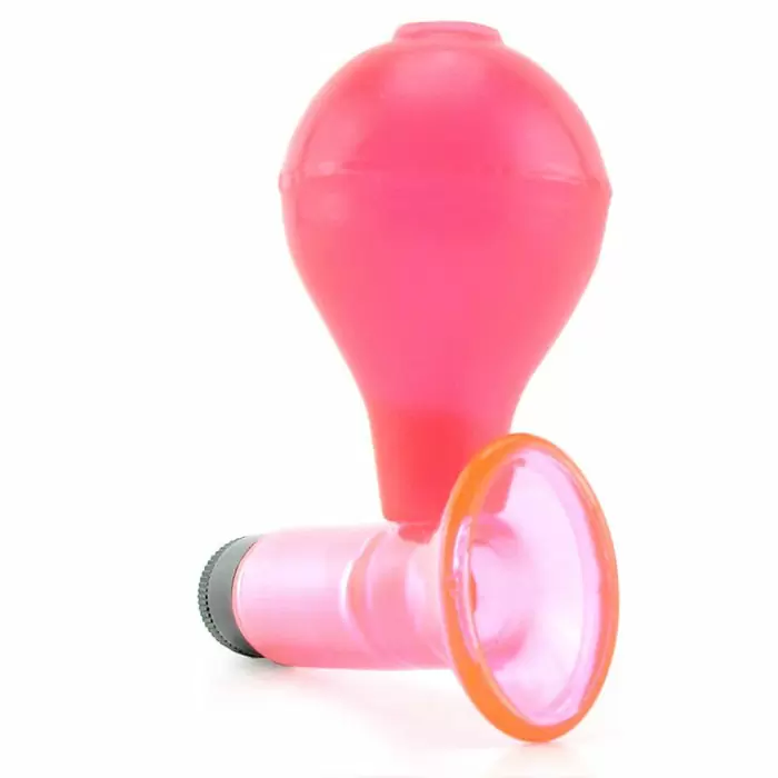 Помпа для клитора Clit Sucker с вибрацией - розовый