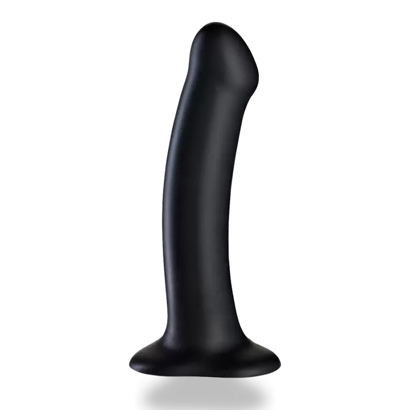 Крупный фаллоимитатор Fun Factory Magnum, с изогнутой головкой,18 см, силикон, черный