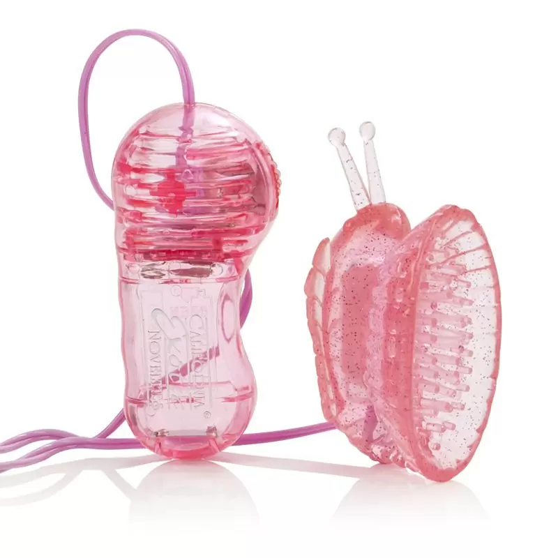 Помпа для клитора с вибрацией Butterfly Clitoral Pump