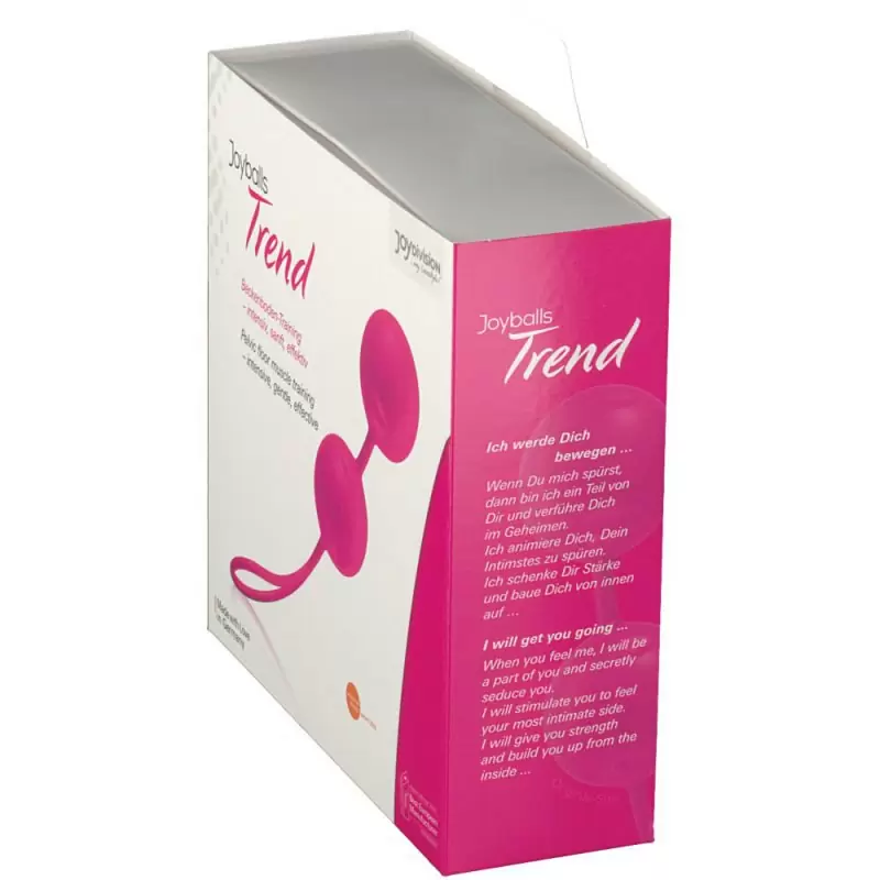 Вагинальные шарики Joyballs Trend со смещенным центром тяжести – ярко розовый