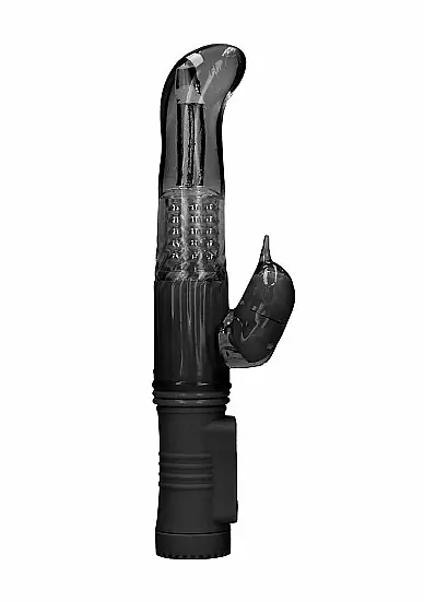 ВИБРАТОР КРОЛИК ROTATING DOLPHIN - черный