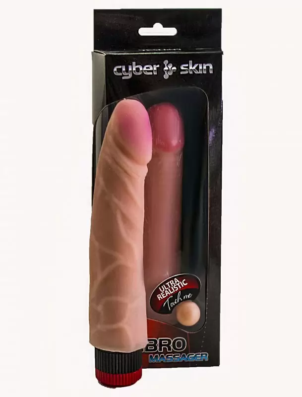 Вибрирующий реалистик NeoSkin 19,5 x 3,8 см – телесный