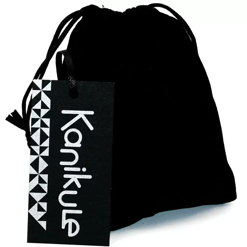 Средняя алюминиевая анальная пробка Kanikule Medium с кристаллом – серебристый с фиолетовым