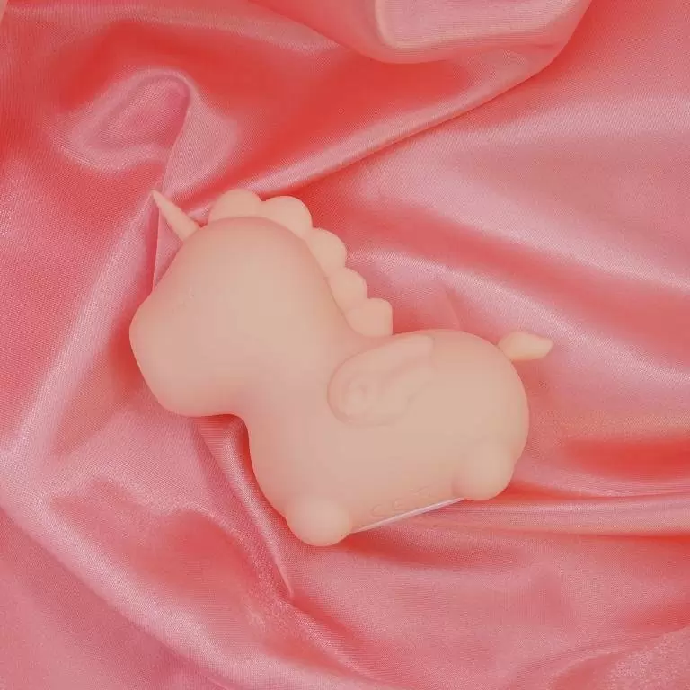 Стимулятор клитора с пульсацией Unihorn Heart Throb, розовый