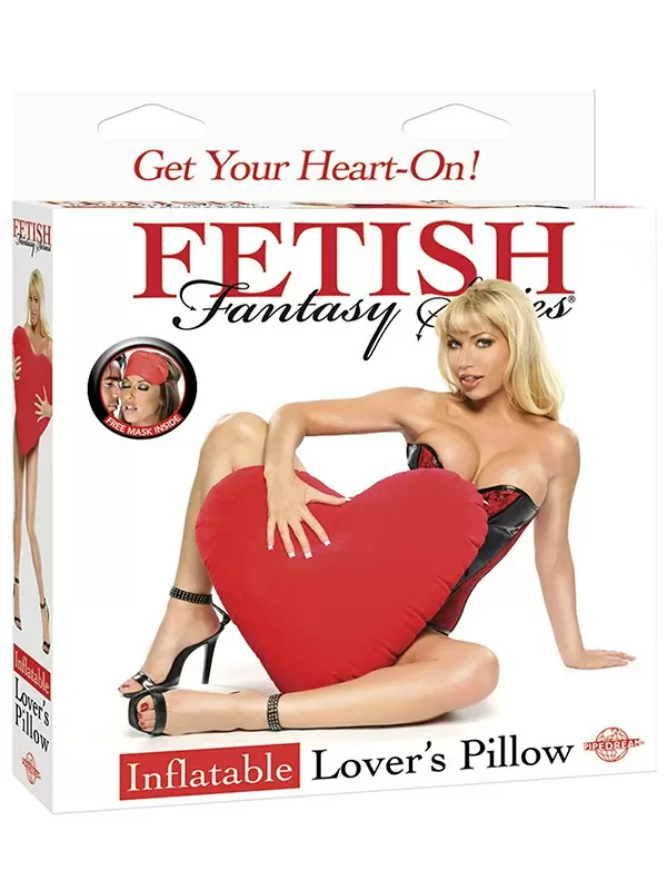 Надувная подушка в форме сердца Inflatable Lovers Pillow