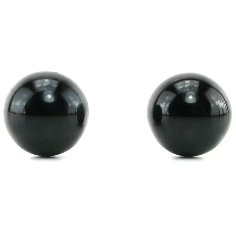 Вагинальные шарики Small Black Glass Ben-Wa Balls