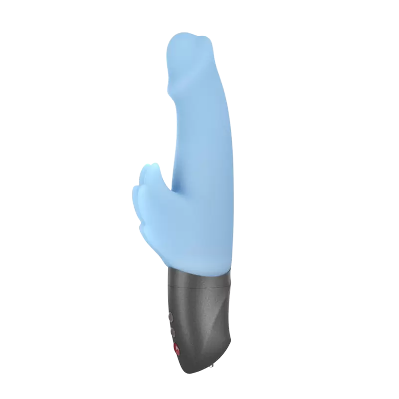 Рельефный вибратор-кролик Fun Factory Wicked Wings, 6 режимов, 19,8 см, силикон, голубой