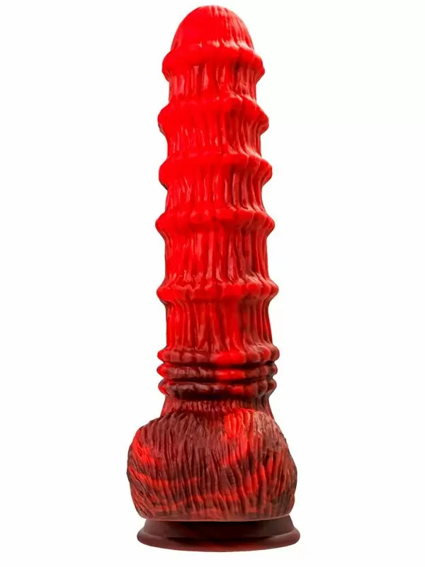 Необычный вибратор TOYFA Monster Tops, 27 см, 10 режимов, силикон