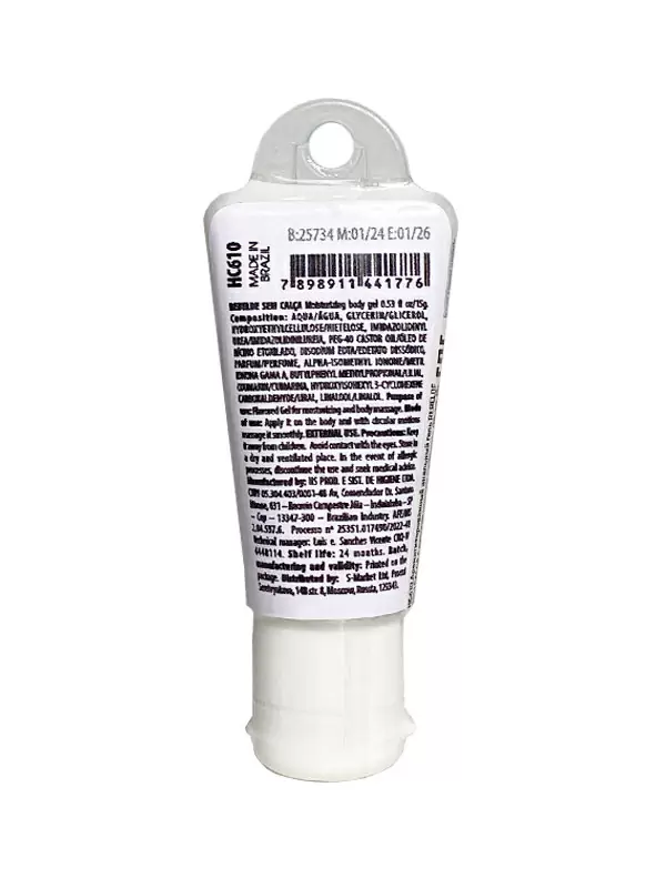 Анальный лубрикант Hot Flowers Rebelde Sem Calça с разогревающим эффектом, 15 мл