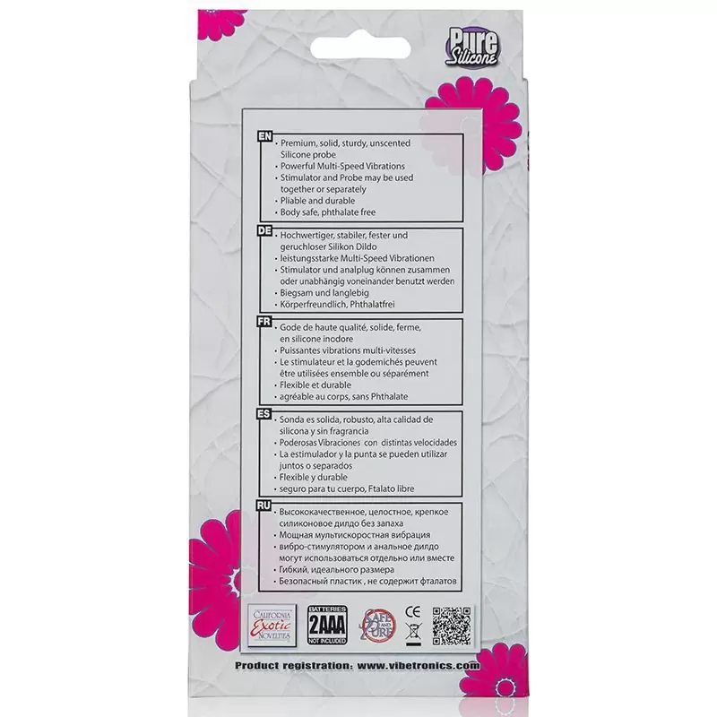 Анальная елочка с вибрацией Booty Shaker – фиолетовая