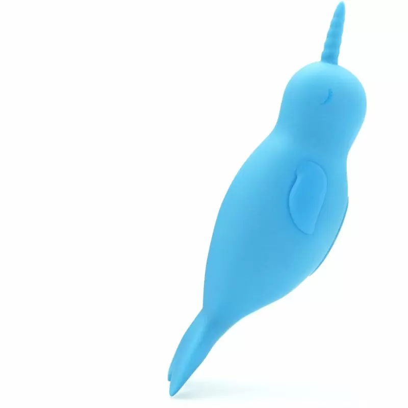Вибромассажер Unihorn of the Sea – Neigh Mo с точечной стимуляцией, голубой