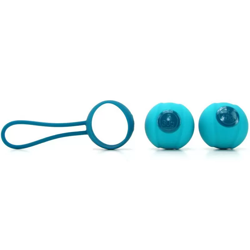 Набор из 2-х вагинальных шариков разного веса Stella I - Blue