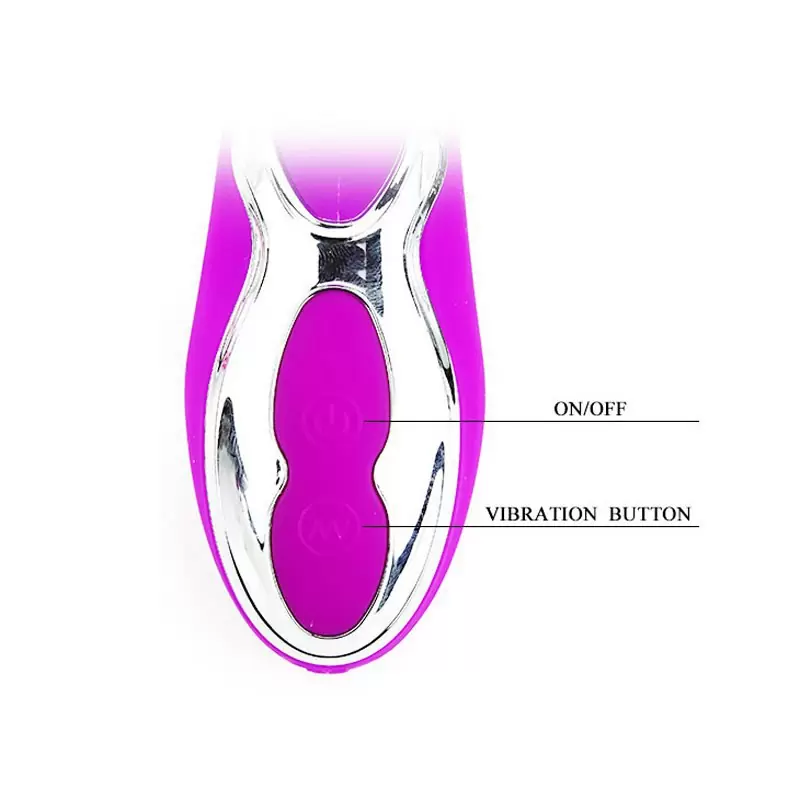 Перезаряжаемый сенсорный вибромассажер Wonder – пурпурный